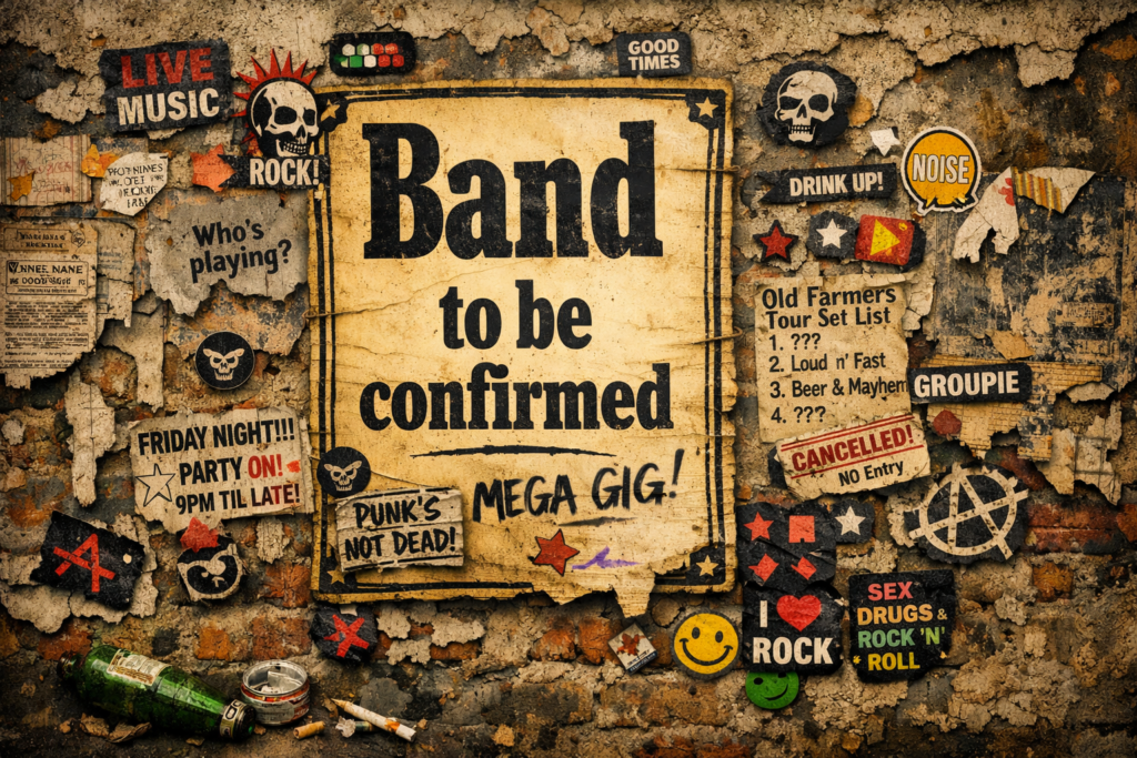 Band to be confirmed
